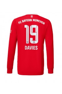 Fotbalové Dres Bayern Munich Alphonso Davies #19 Domácí Oblečení 2022-23 Dlouhý Rukáv